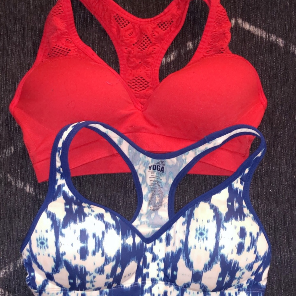 PINK sports bras